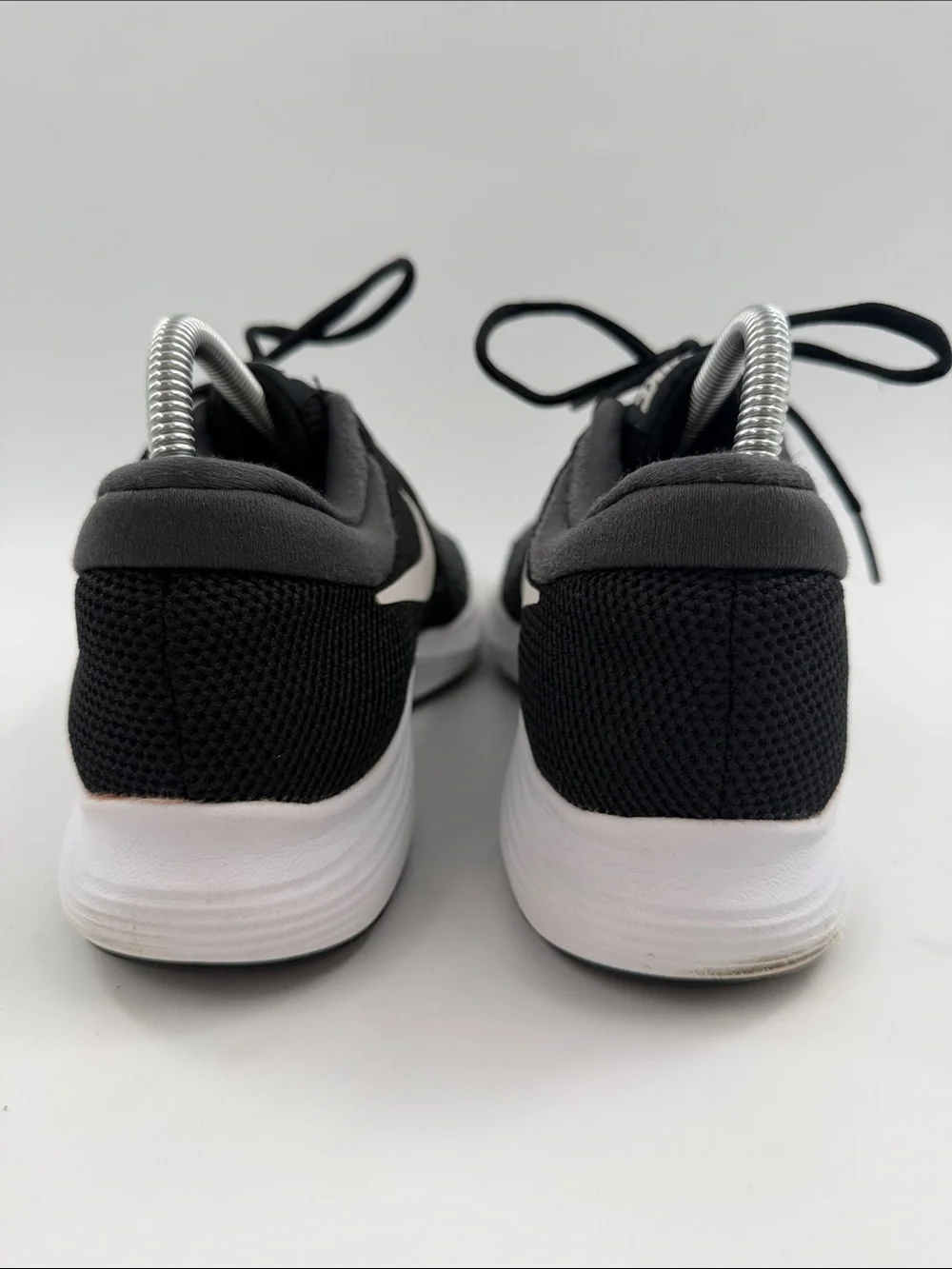 Nike Women's Size 8.0 Revolution 4 Running Shoes  Black/White-Anthracite